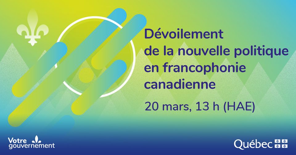 La FCCF salue la nouvelle Politique du Québec en matière de francophonie canadienne qui resserre les liens entre les milieux artistiques et culturels francophones au Canada